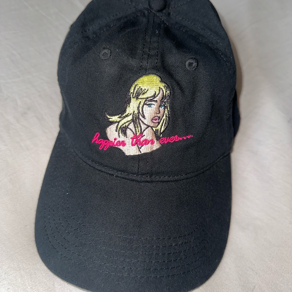 Billie Eilish Happier Than Ever Black Cap